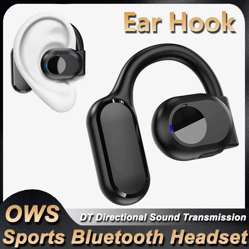 Wireless Headphones Bluetooth Headset with Microphone Bone Conduction Handsfree Noise Canceling Earphones for Driving Audifonos