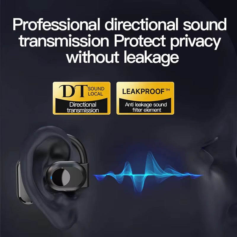 Wireless Headphones Bluetooth Headset with Microphone Bone Conduction Handsfree Noise Canceling Earphones for Driving Audifonos