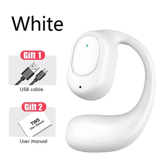 Wireless Headphones Bluetooth Headset with Microphone Bone Conduction Handsfree Noise Canceling Earphones for Driving Audifonos